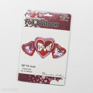 Popular products decorative heart helium balloon foil balloons party supplies