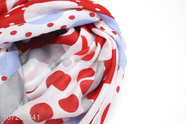 Hot Sale Dot Pattern Thin Scarf For Women