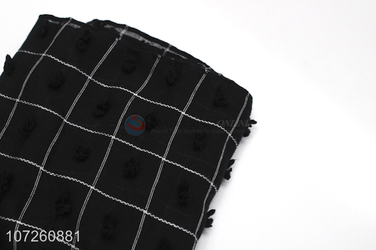 Best Sale Ladies Polyester Scarf Best Plaid Scarf