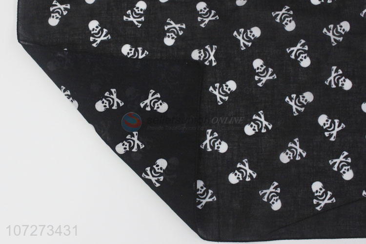 Good sale fashion cotton bandana pirate flg printed square bandana