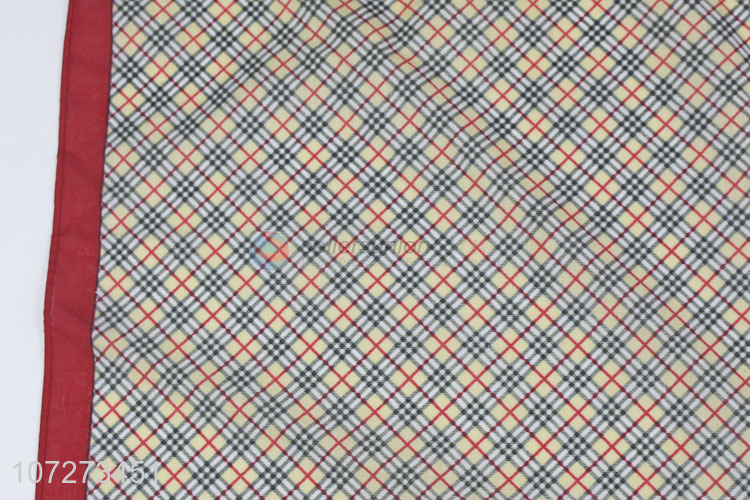 Best quality multi-use cotton square scarf plaid square bandana