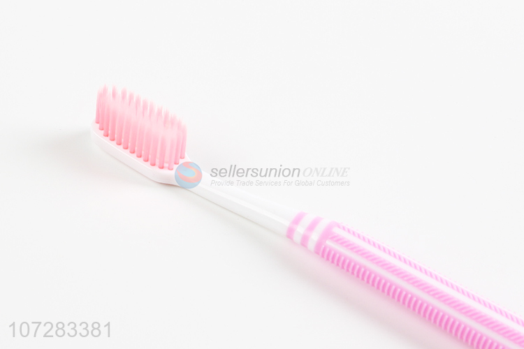 Best selling colorful fashion home use plastic adult toothbrush with case