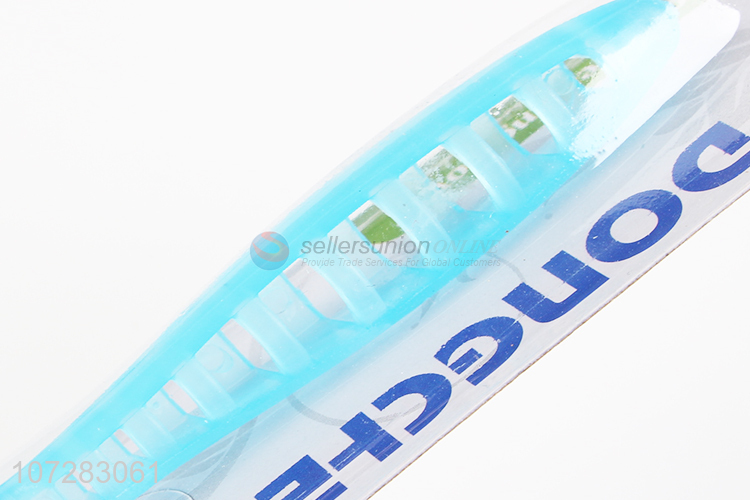 Suitable price eco-friendly plastic adult toothbrush with long handle