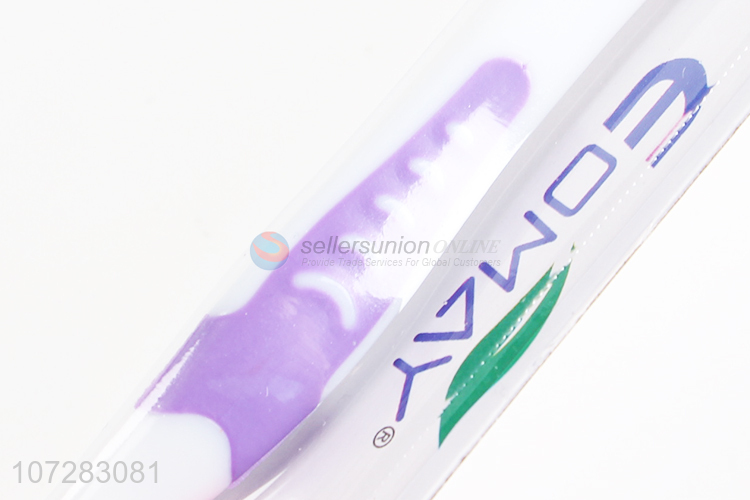 Reasonable price oem private label plastic toothbrush adult toothbrush