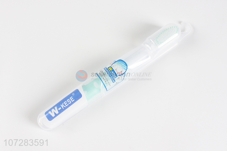 Promotional cheap oem private label plastic toothbrush adult toothbrush with case