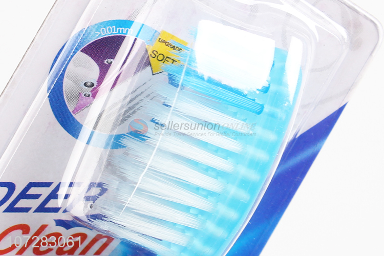 Suitable price eco-friendly plastic adult toothbrush with long handle