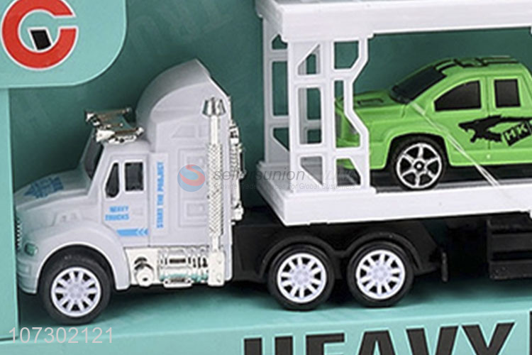 China Supplies Inertial Heavy Trailer Truck Kid Car Model Toys Set