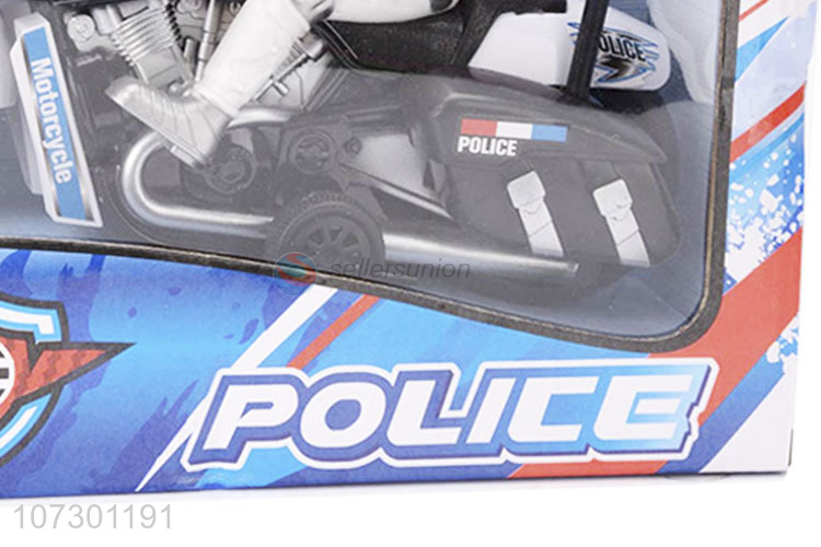 Good Factory Price Kids Cool Inertial Police Motorcycle Toys