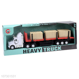 Reasonable Price Inertial Heavy Trailer Friction Truck Toys For Childrens