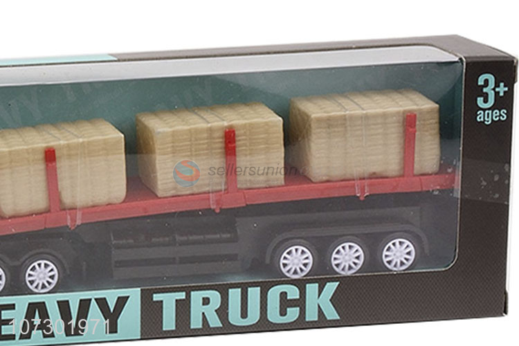 Super Quality Plastic Inertia Heavy Trailer Truck Toys Kids Funny Toys