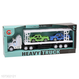 China Supplies Inertial Heavy Trailer Truck Kid Car Model Toys Set