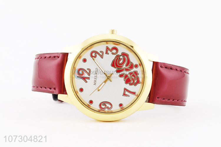 Custom Soft PU Watchband Watches Best Wrist Watch