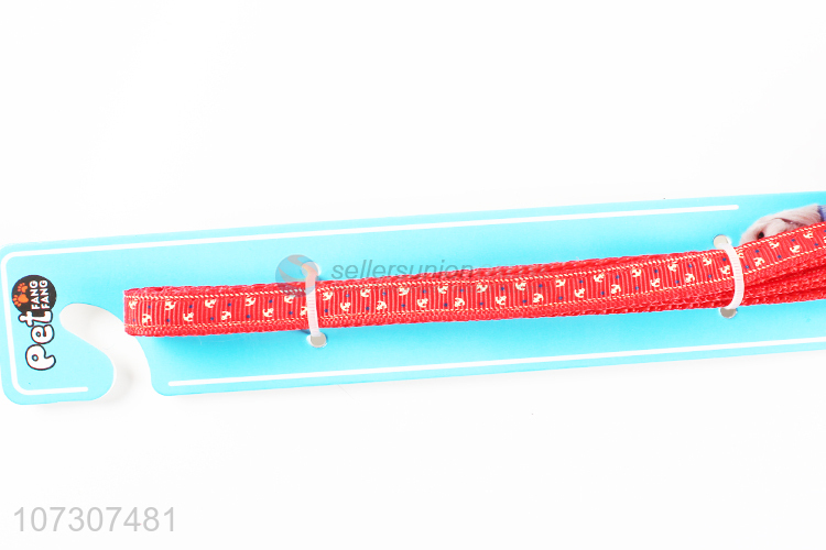 Hot products pet supplies boat anchor printed dog collar leash
