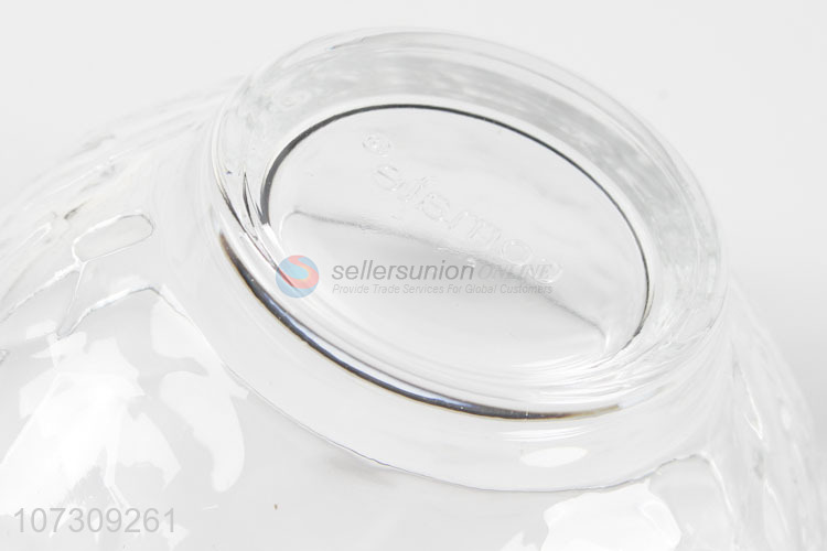 Wholesale Price Glass Food Container Clear Glass Bowl Set