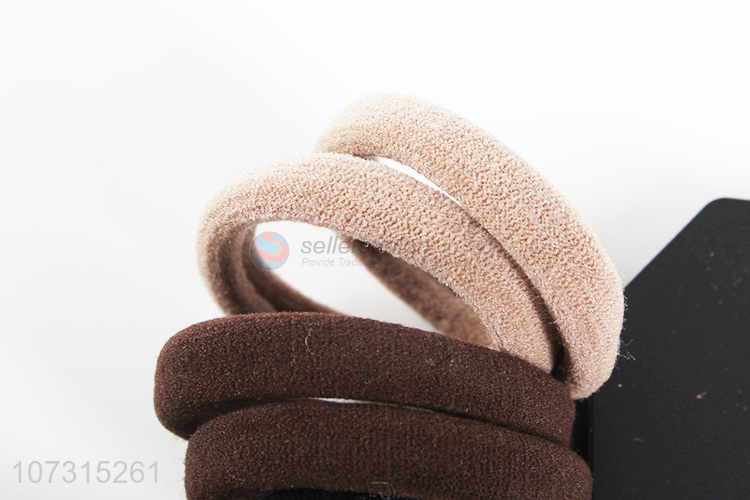 Good market fashion ladies hair bands toweling hair ring