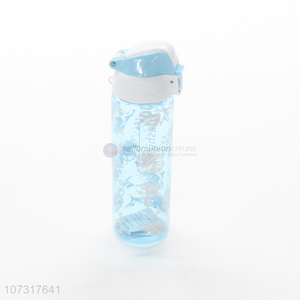 Factory Direct Sale Space Cup Transparent Portable Sports Plastic Water Bottle