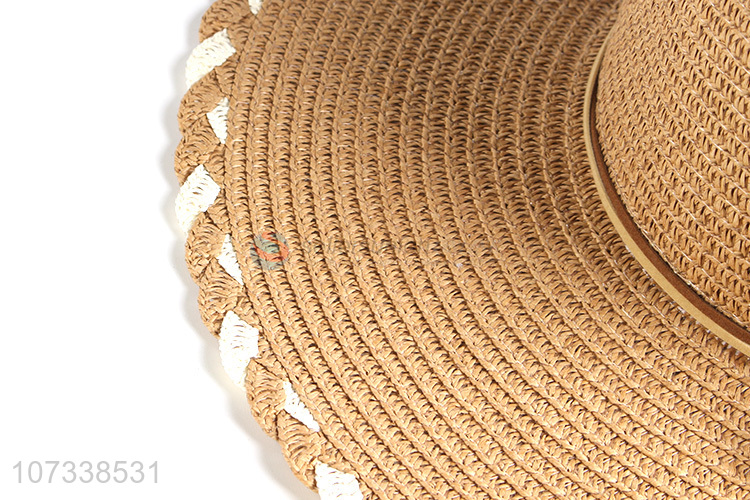 Most Fashion Ladies Summer Straw Sun Hat Wide Brim Straw Hat Beach Hat