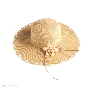 Most Fashion Ladies Summer Straw Sun Hat Wide Brim Straw Hat Beach Hat