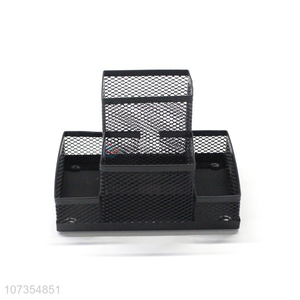 New arrival multi-purpose wire mesh pen holder desktop organizer