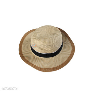 Good Quality Wide Brim Straw Beach Hat Sun Hat