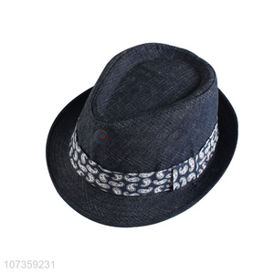 Cool Design Cotton Fedora Hat Mens Cowboy Hat