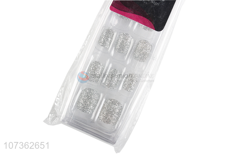 Premium Quality Glitter Artificial Nails For Manicure Art Decoration