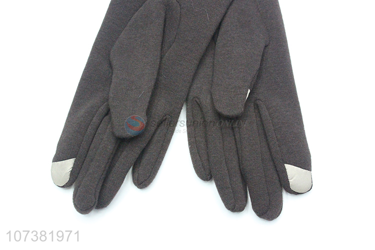 Best Quality Winter Warm Mirco Velvet Gloves For Women