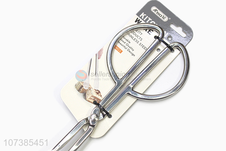 China supplier food serving tongs stainless steel kitchen products