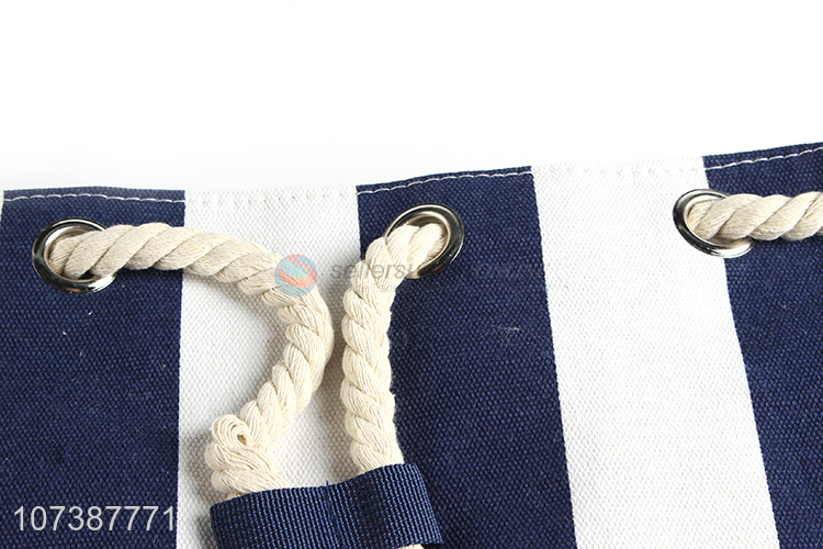 Fashion Design Canvas Bag Handbag With Rope Handle