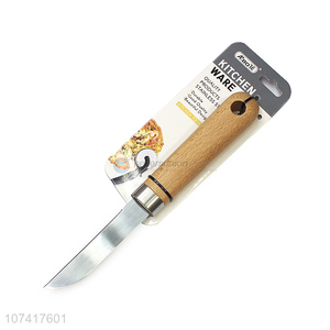 Good Quality Stainless Steel Fruit Knife With Wooden Handle