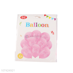 Hot sale round latex balloons for birthday party decoration