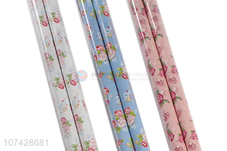 New Arrival Flower Patter 2 Pieces Wrapping Paper Set