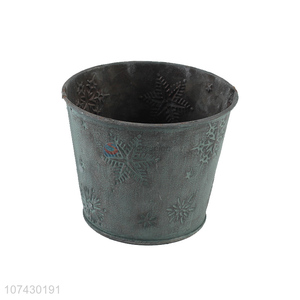 New Design Garden Decoration Fashion Metal Flowerpot