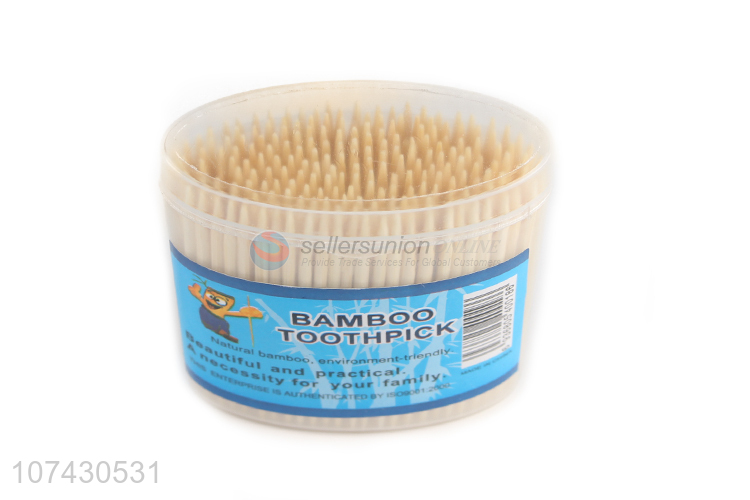 Premium Quality 200Pcs Disposable Natural Bamboo Toothpicks For Sale