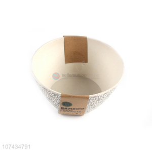 Good Quality Round Salad Bowl Fashion Bamboo Fiber Tableware