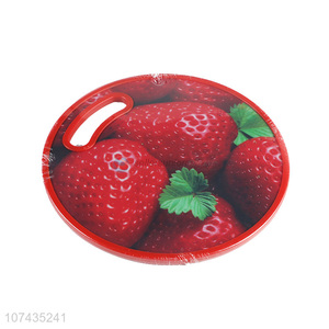 Best Sale Fruit Pattern Round Chopping Board