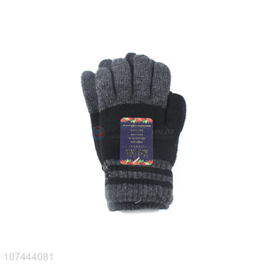 New Design Winter Warm Five Finger Glove Knitted Gloves