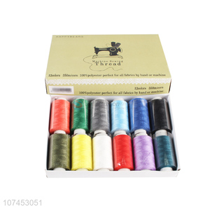 Wholesal 100 % Polyester Machine Sewing Thread Set