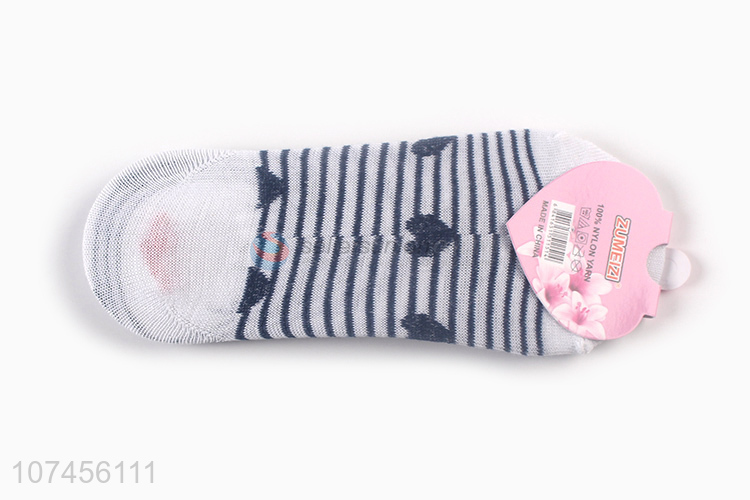 Good quality cute animal pattern women ankle sock