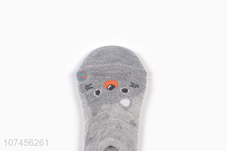 Wholesale popular custom logo comfortable ladies ship socks