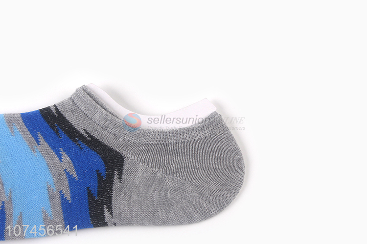 Hot selling men athletic boat socks low-cut socks