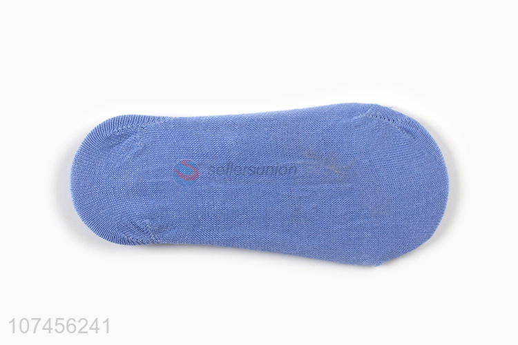 Best quality anti-slip socks ladies no show socks