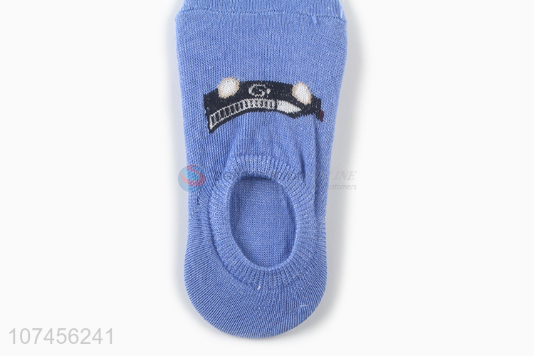 Best quality anti-slip socks ladies no show socks