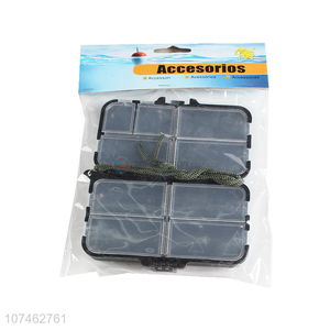 Portable Fishing Lure Hook Bait Fishing Tackle Box Storage Case