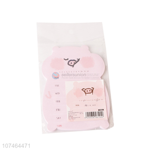 Cartoon Pig Shape Sticky Note Fashion Stationery