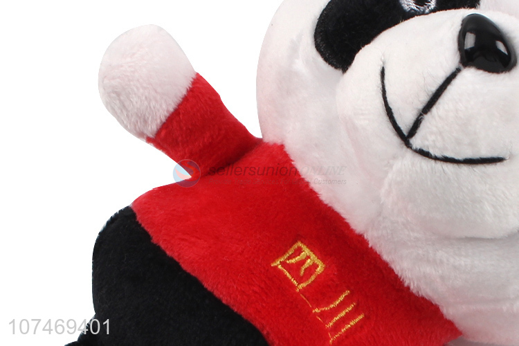 Best Price Lovely Plush Toys Keychain Creative Stuffed Animal Panda Keychain