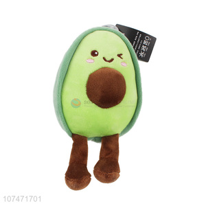 Wholesale Cartoon Stuffed Plush Avocado Key Chain Pendant