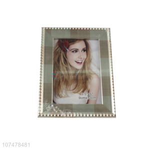 Fashion design rectangle photo frame with back stander