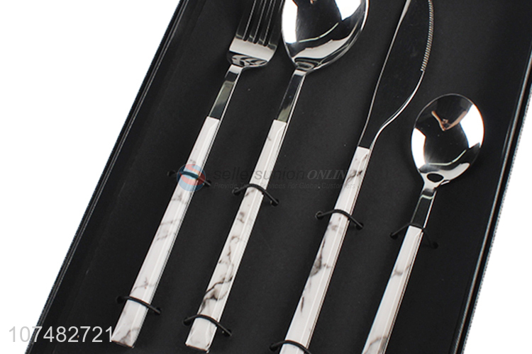 New Design 4 Pieces Knife Fork Spoon Cutlery Gift Set