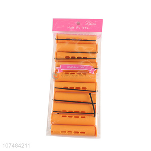 Factory sell classical salon plastic hair rollers hair perm rods
